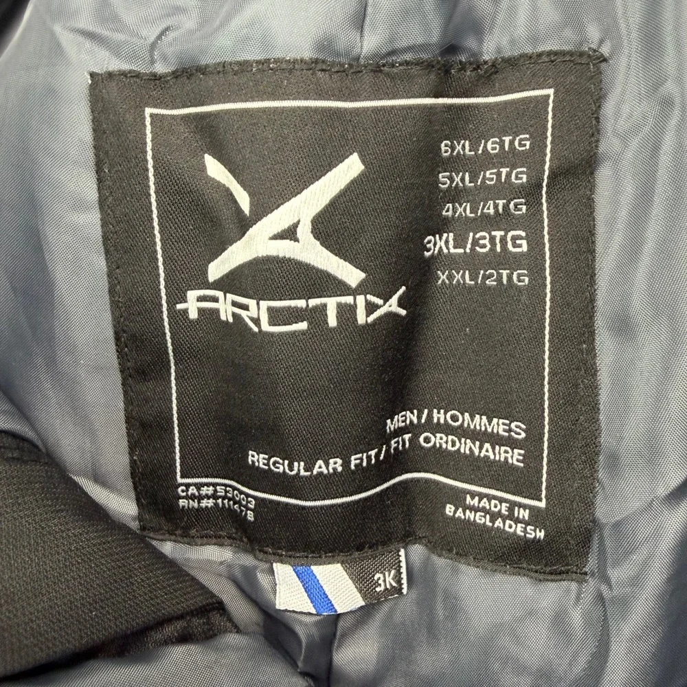Arctix Mens Regular Fit Snow Ski Pants‎ Black Size 3XLT
